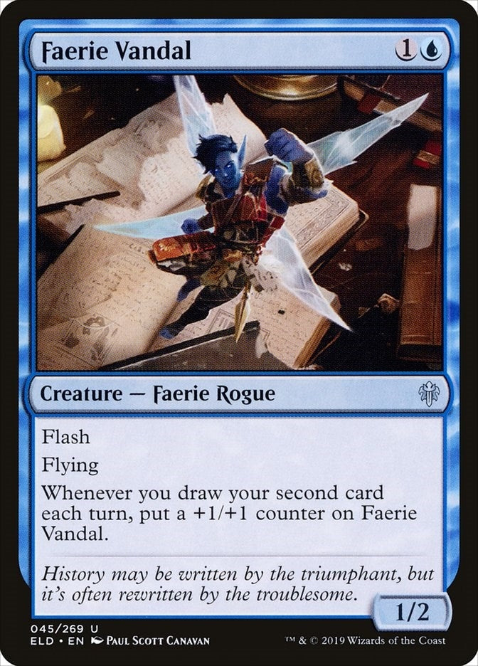 Image for Faerie Vandal (45) [Throne of Eldraine] - Magic: The Gathering
