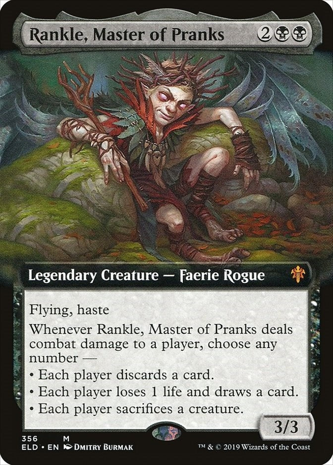 Image for Rankle, Master of Pranks (Extended Art) (356) [Throne of Eldraine] - Magic: The Gathering