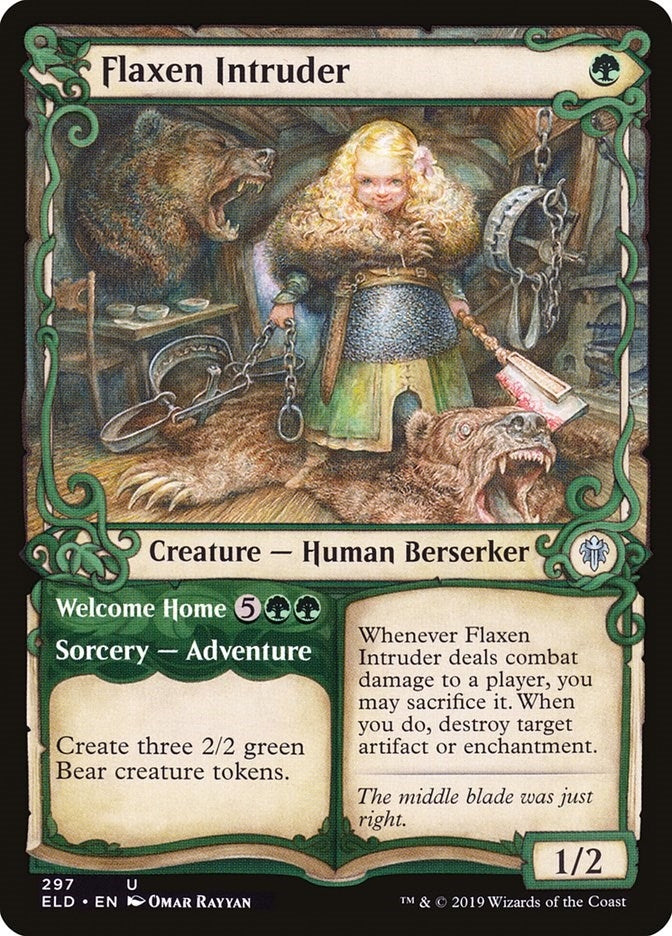 Image for Flaxen Intruder (Showcase) (297) [Throne of Eldraine] - Magic: The Gathering