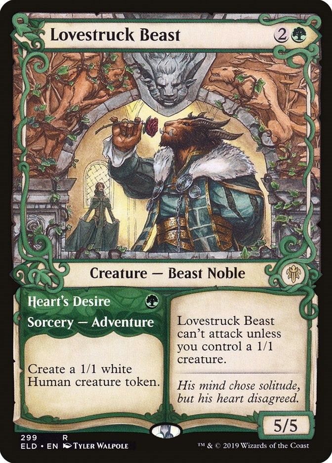 Image for Lovestruck Beast (Showcase) (299) [Throne of Eldraine] - Magic: The Gathering