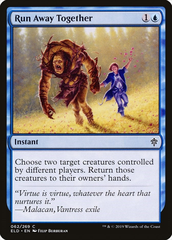 Image for Run Away Together (62) [Throne of Eldraine] - Magic: The Gathering