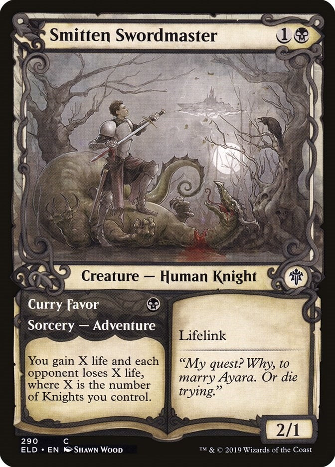 Image for Smitten Swordmaster (Showcase) (290) [Throne of Eldraine] - Magic: The Gathering