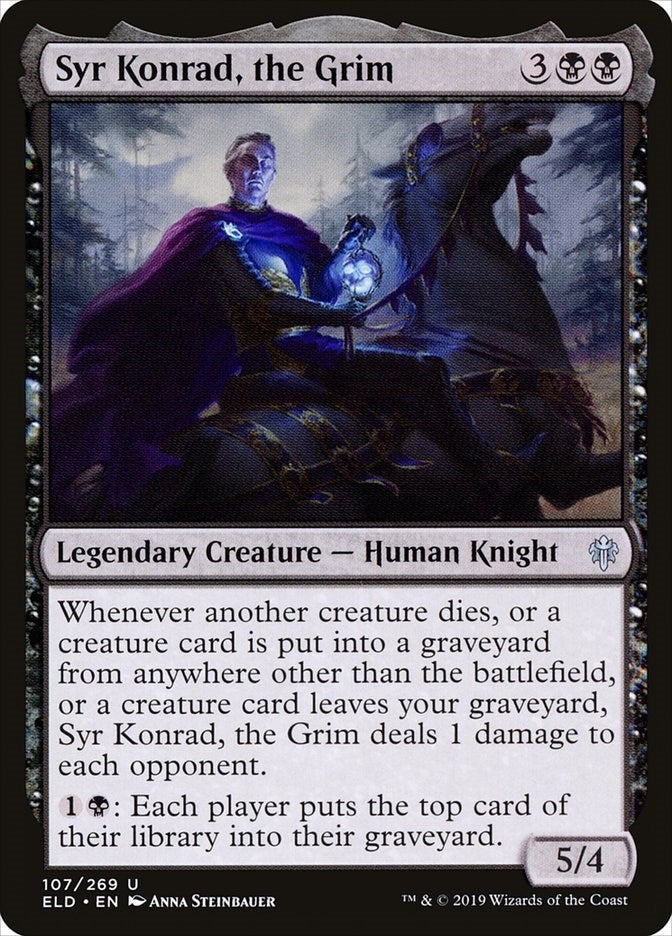 Image for Syr Konrad, the Grim (107) [Throne of Eldraine] - Magic: The Gathering