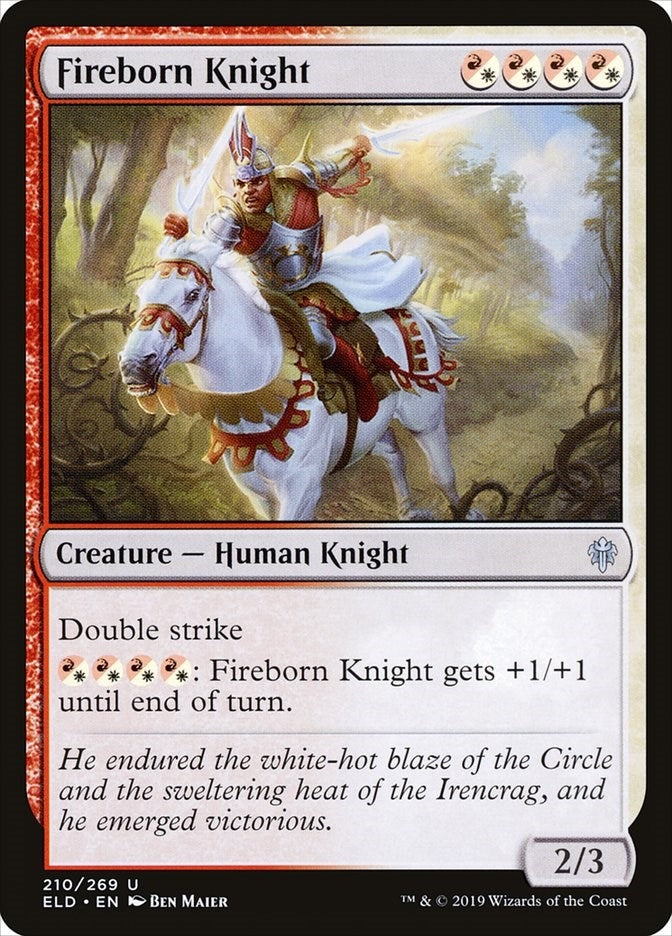 Image for Fireborn Knight (210) [Throne of Eldraine] - Magic: The Gathering