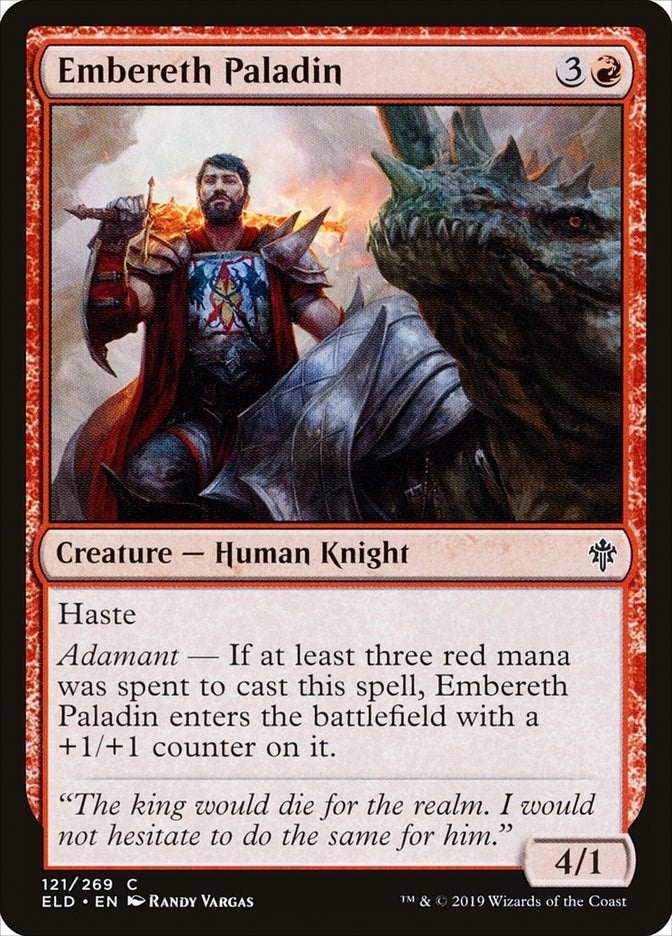 Image for Embereth Paladin (121) [Throne of Eldraine] - Magic: The Gathering