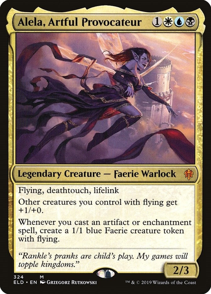 Image for Alela, Artful Provocateur (324) [Throne of Eldraine] - Magic: The Gathering