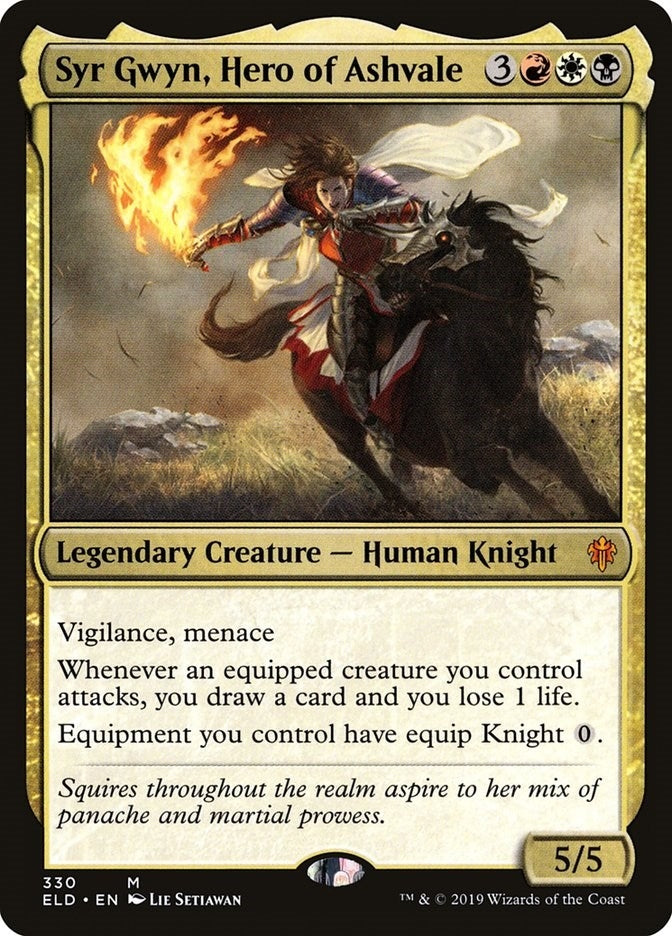 Image for Syr Gwyn, Hero of Ashvale (330) [Throne of Eldraine] - Magic: The Gathering
