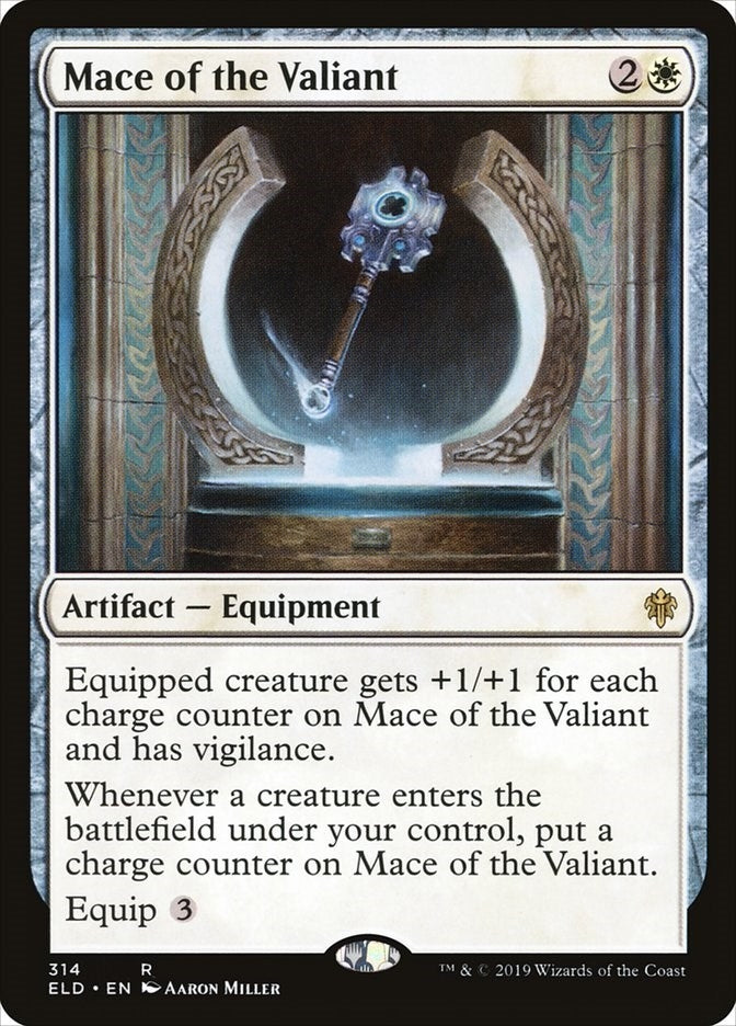 Image for Mace of the Valiant (314) [Throne of Eldraine] - Magic: The Gathering