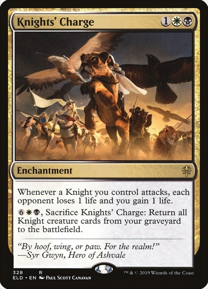 Image for Knights' Charge (328) [Throne of Eldraine] - Magic: The Gathering