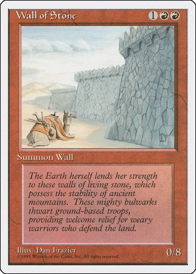 Image for Wall of Stone [Fourth Edition] - Magic: The Gathering