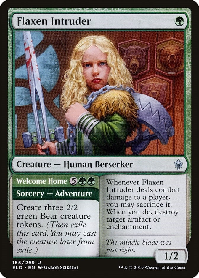 Image for Flaxen Intruder (155) [Throne of Eldraine] - Magic: The Gathering