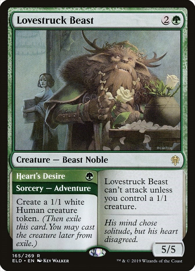Image for Lovestruck Beast (165) [Throne of Eldraine] - Magic: The Gathering