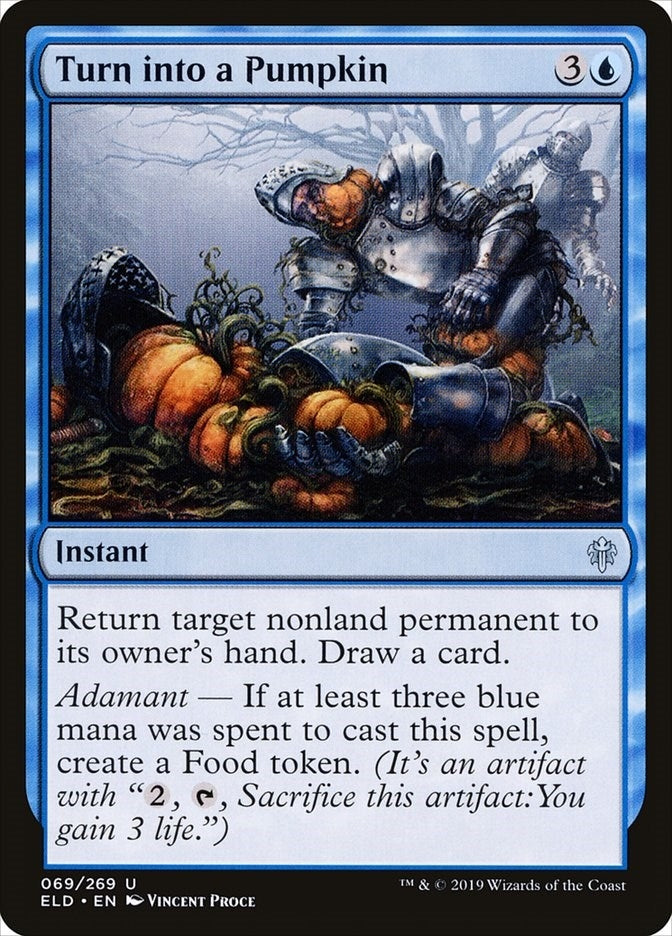 Image for Turn into a Pumpkin (69) [Throne of Eldraine] - Magic: The Gathering