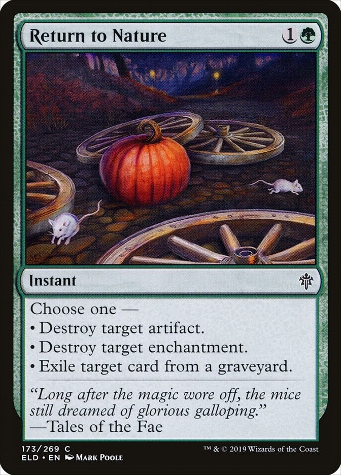 Image for Return to Nature (173) [Throne of Eldraine] - Magic: The Gathering