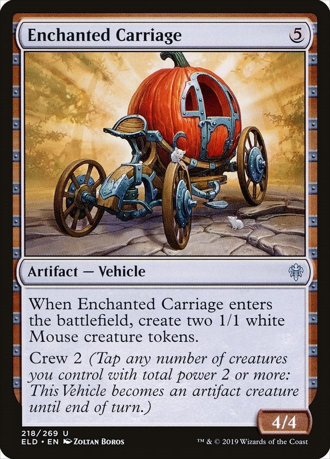 Image for Enchanted Carriage (218) [Throne of Eldraine] - Magic: The Gathering