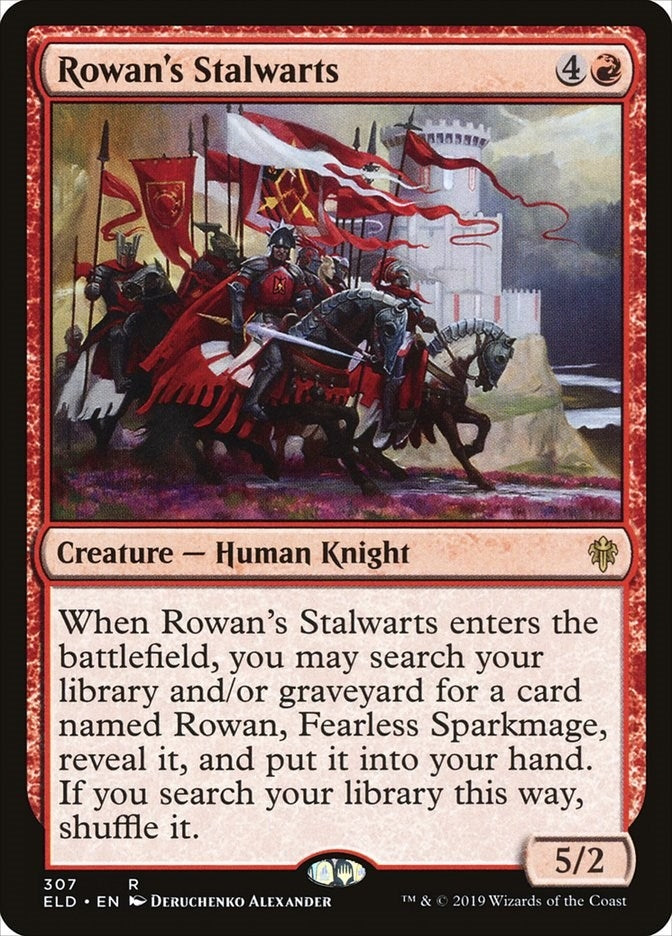 Image for Rowan's Stalwarts (307) [Throne of Eldraine] - Magic: The Gathering