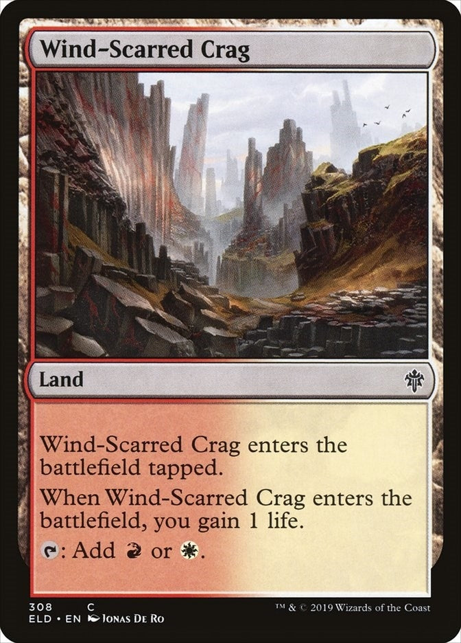 Image for Wind-Scarred Crag (308) [Throne of Eldraine] - Magic: The Gathering