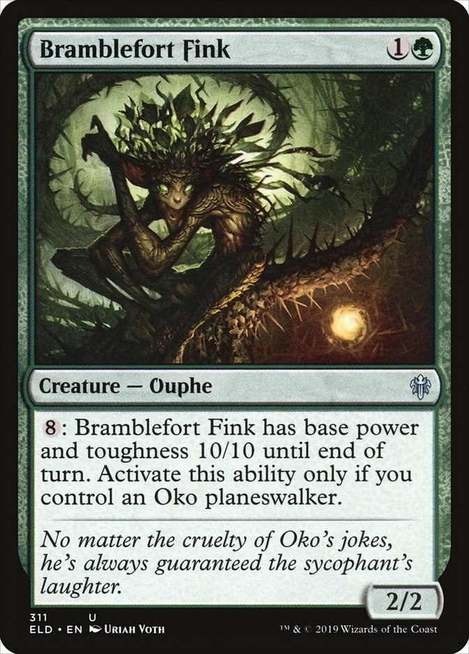 Image for Bramblefort Fink (311) [Throne of Eldraine] - Magic: The Gathering