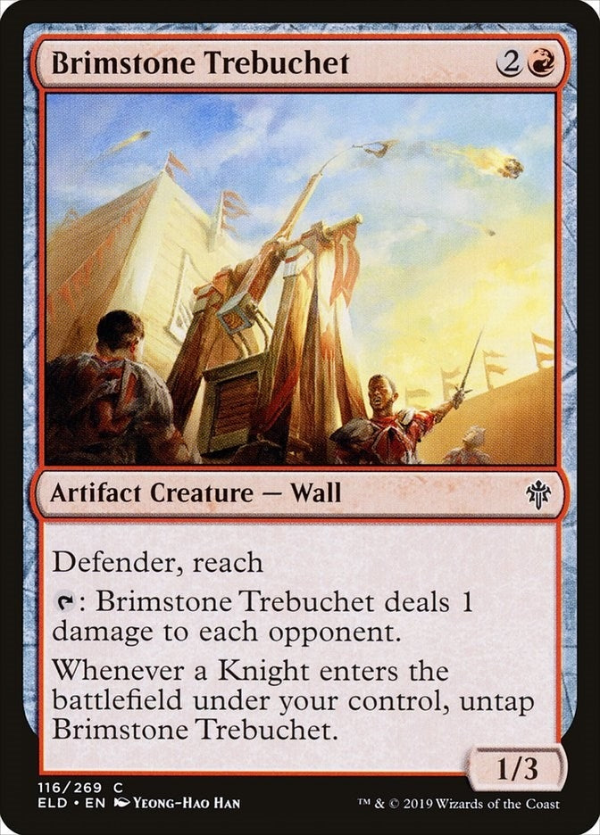 Image for Brimstone Trebuchet (116) [Throne of Eldraine] - Magic: The Gathering