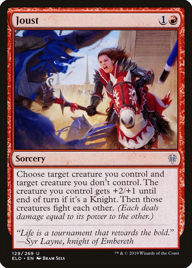 Image for Joust (129) [Throne of Eldraine] - Magic: The Gathering