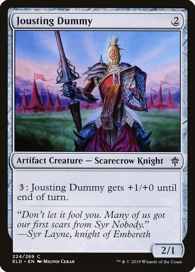 Image for Jousting Dummy (224) [Throne of Eldraine] - Magic: The Gathering