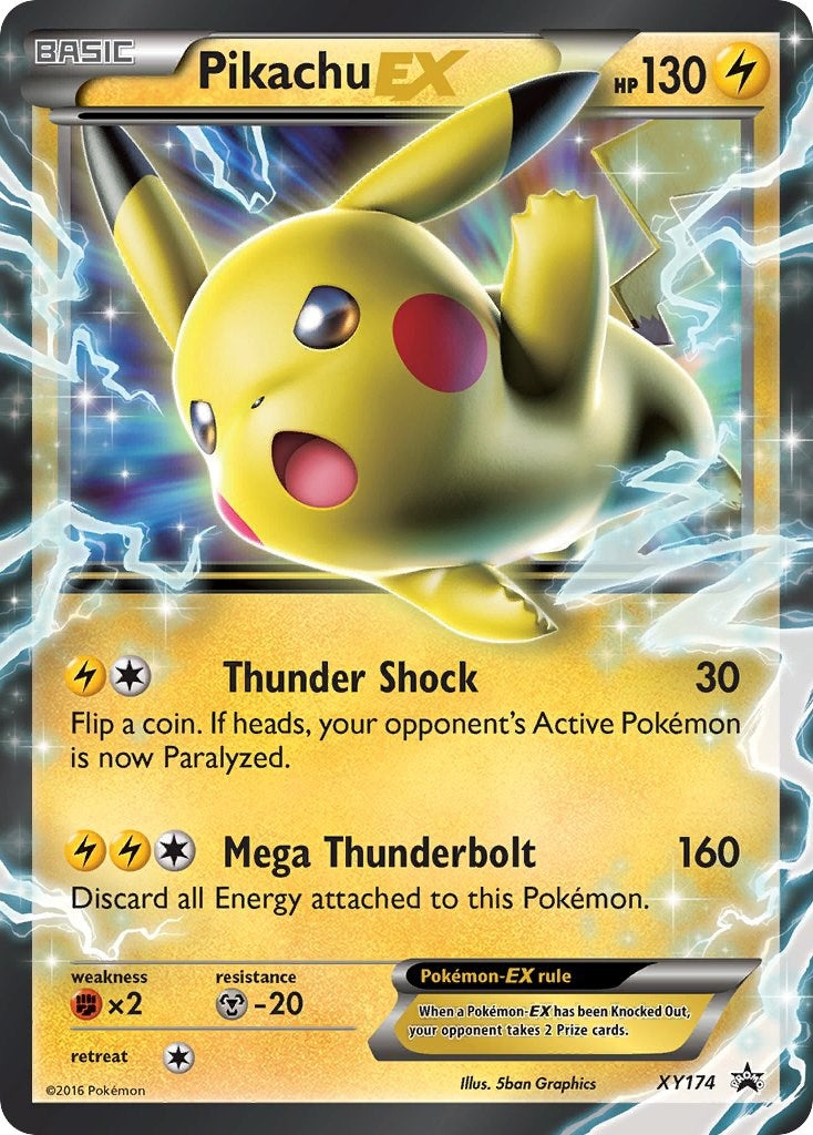Image for Pikachu EX - XY174 (XY174) [Jumbo Cards] - Pokemon