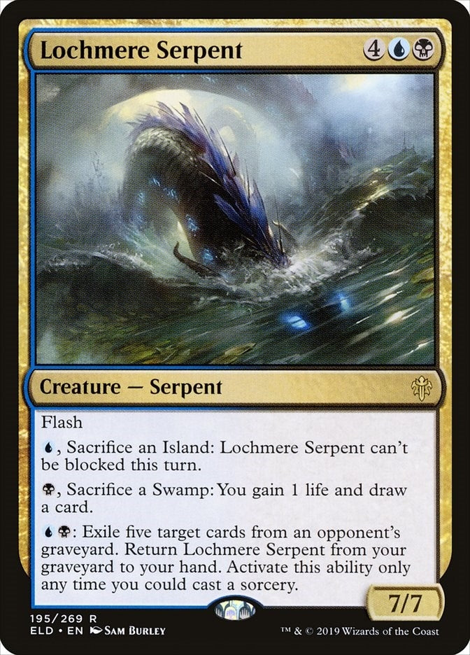 Image for Lochmere Serpent (195) [Throne of Eldraine] - Magic: The Gathering