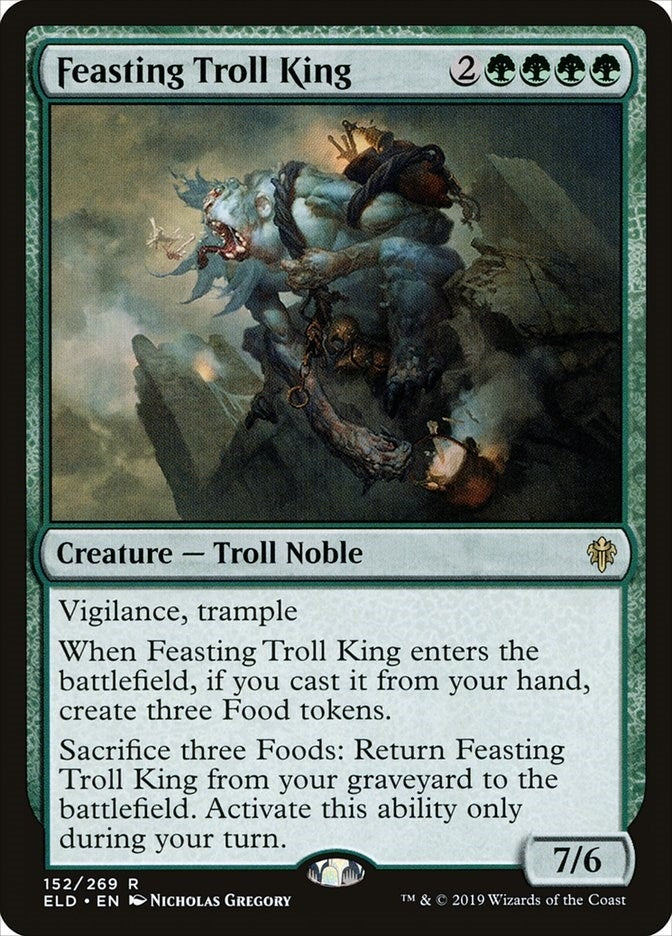 Image for Feasting Troll King (152) [Throne of Eldraine] - Magic: The Gathering