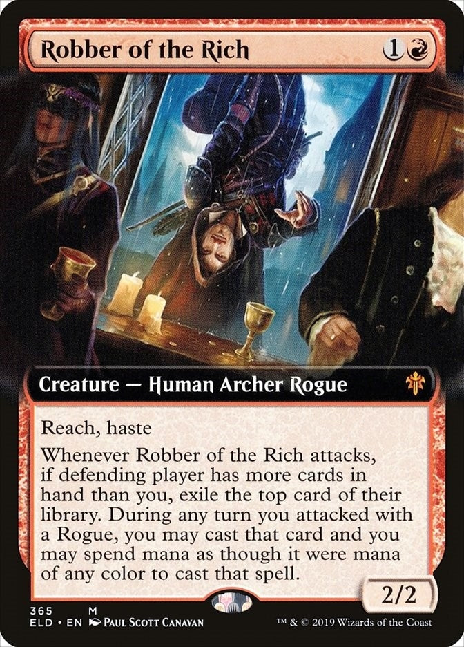 Image for Robber of the Rich (Extended Art) (365) [Throne of Eldraine] - Magic: The Gathering
