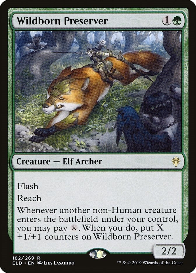 Image for Wildborn Preserver (182) [Throne of Eldraine] - Magic: The Gathering