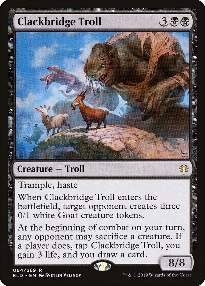 Image for Clackbridge Troll (84) [Throne of Eldraine] - Magic: The Gathering
