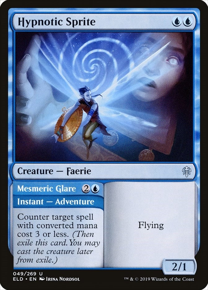 Image for Hypnotic Sprite (49) [Throne of Eldraine] - Magic: The Gathering