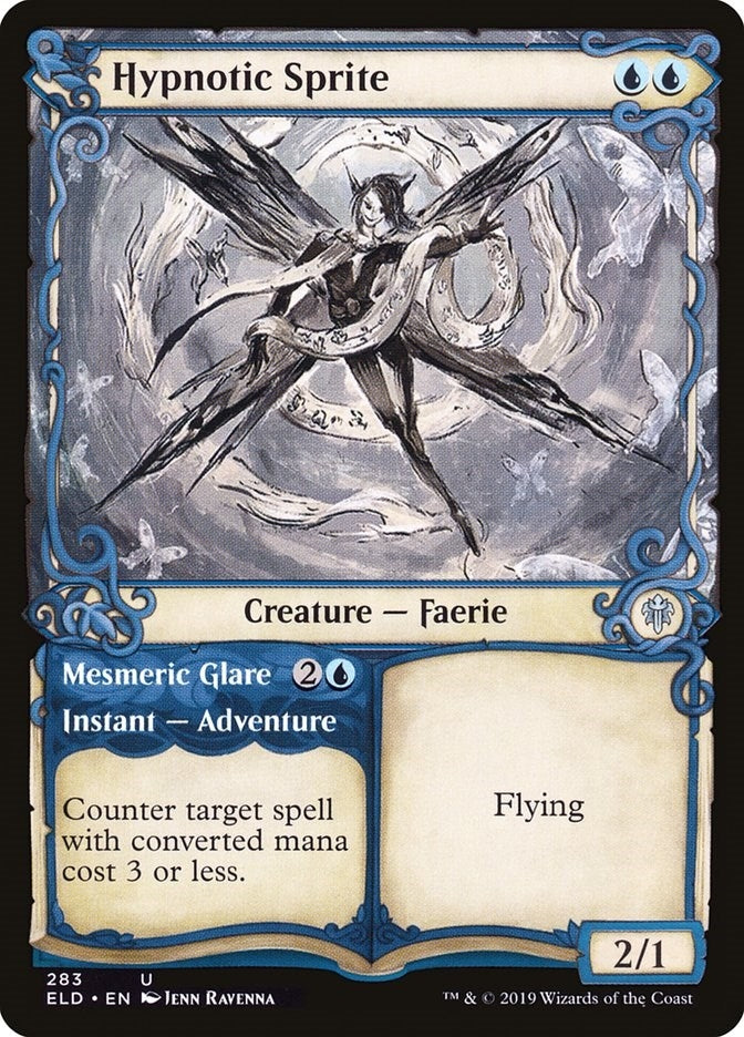 Image for Hypnotic Sprite (Showcase) (283) [Throne of Eldraine] - Magic: The Gathering