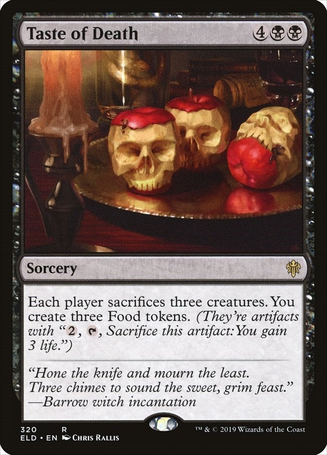 Image for Taste of Death (320) [Throne of Eldraine] - Magic: The Gathering