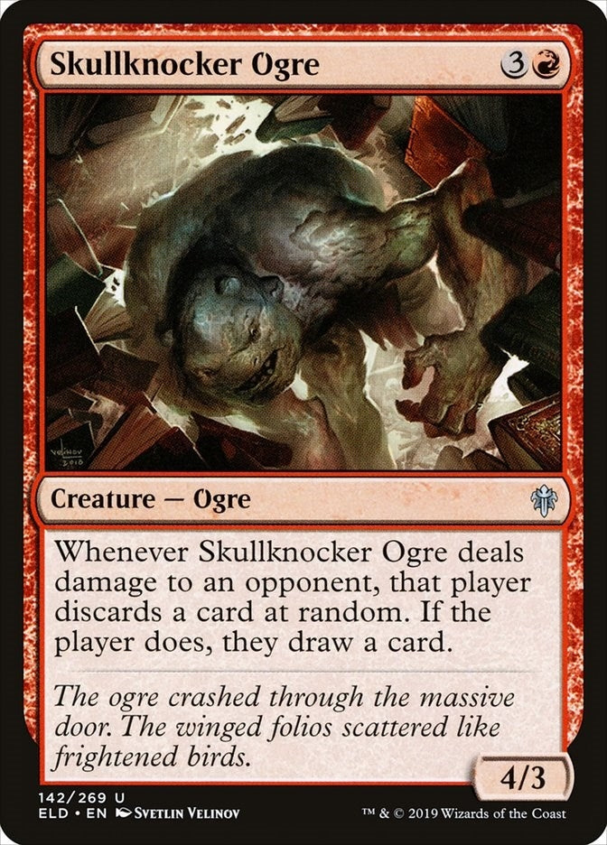 Image for Skullknocker Ogre (142) [Throne of Eldraine] - Magic: The Gathering