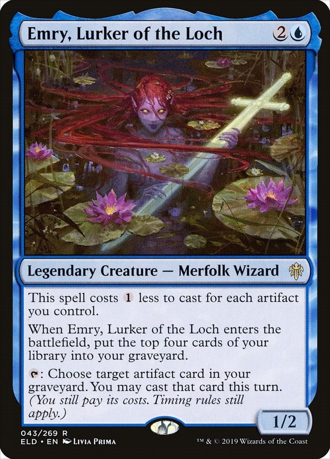 Image for Emry, Lurker of the Loch (43) [Throne of Eldraine] - Magic: The Gathering