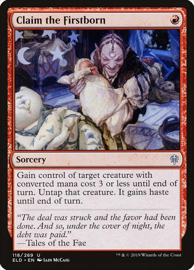 Image for Claim the Firstborn (118) [Throne of Eldraine] - Magic: The Gathering