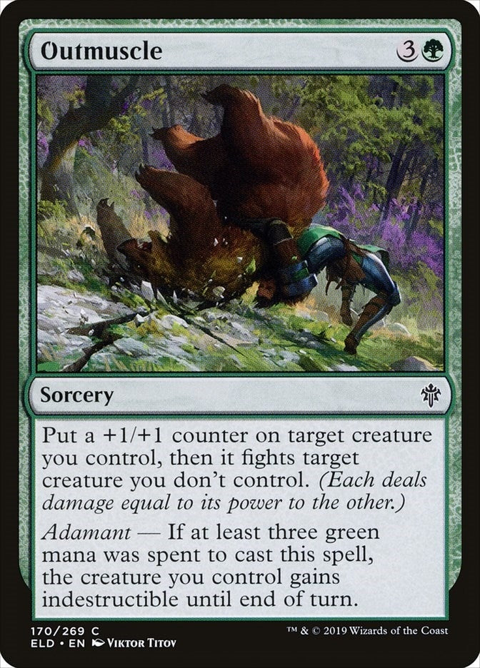 Image for Outmuscle (170) [Throne of Eldraine] - Magic: The Gathering