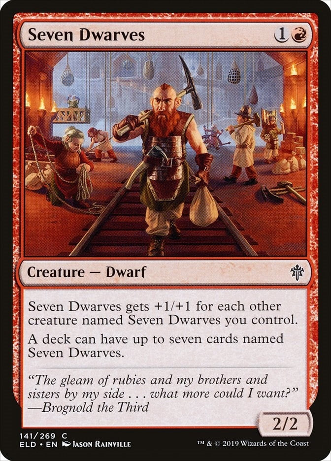 Image for Seven Dwarves (141) [Throne of Eldraine] - Magic: The Gathering