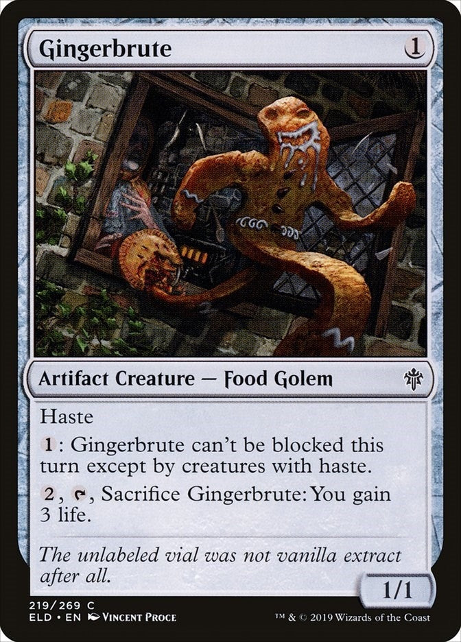 Image for Gingerbrute (219) [Throne of Eldraine] - Magic: The Gathering