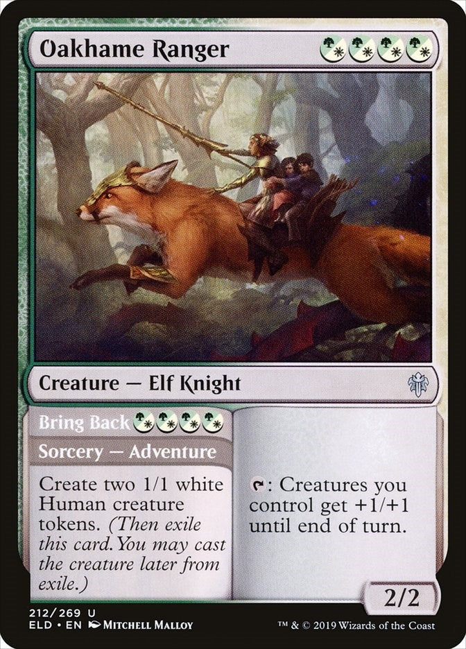 Image for Oakhame Ranger (212) [Throne of Eldraine] - Magic: The Gathering
