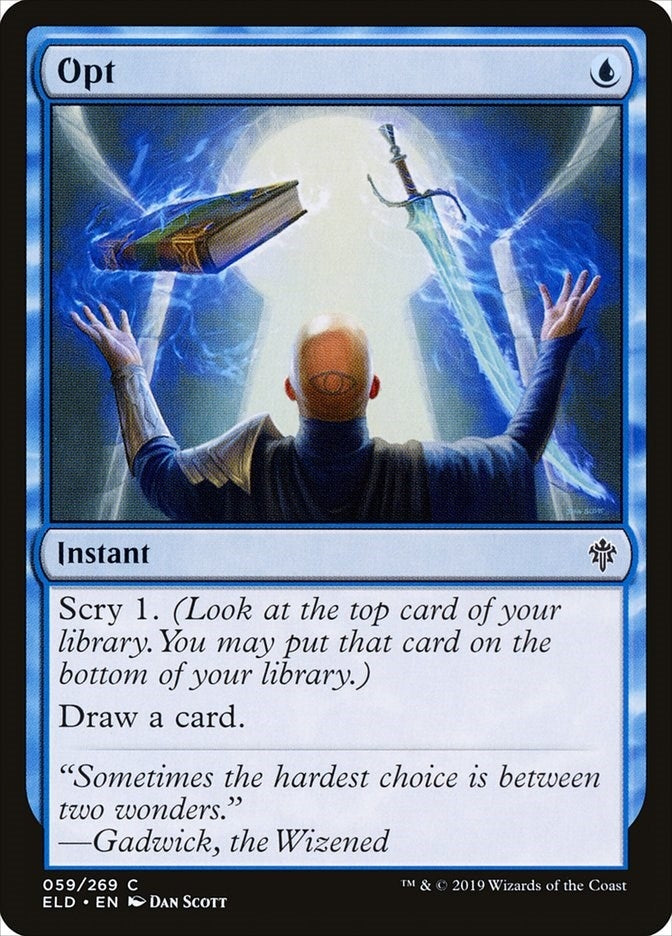 Opt (59) [Throne of Eldraine]