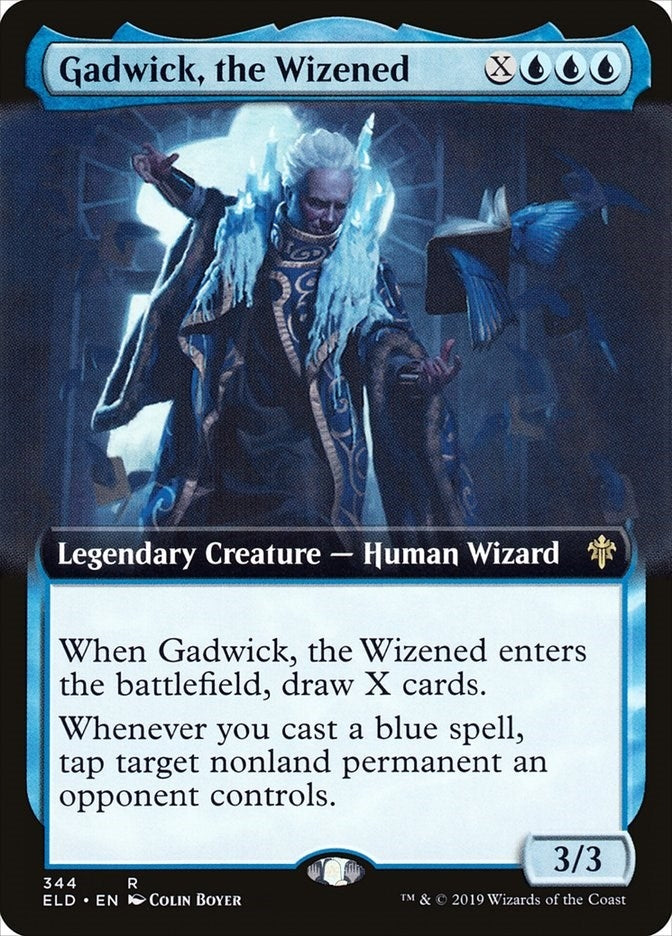 Image for Gadwick, the Wizened (Extended Art) (344) [Throne of Eldraine] - Magic: The Gathering