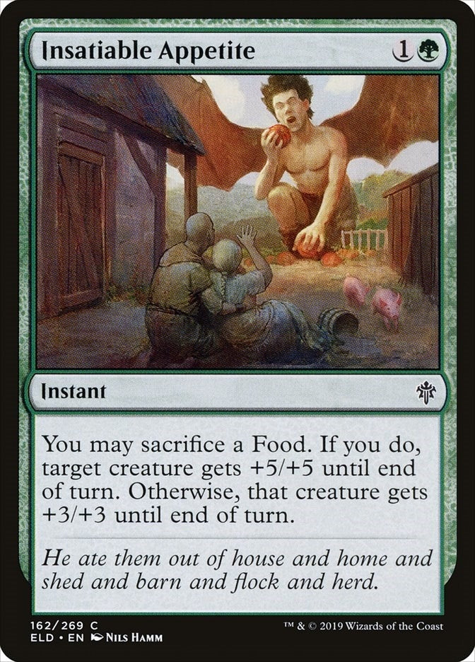 Image for Insatiable Appetite (162) [Throne of Eldraine] - Magic: The Gathering