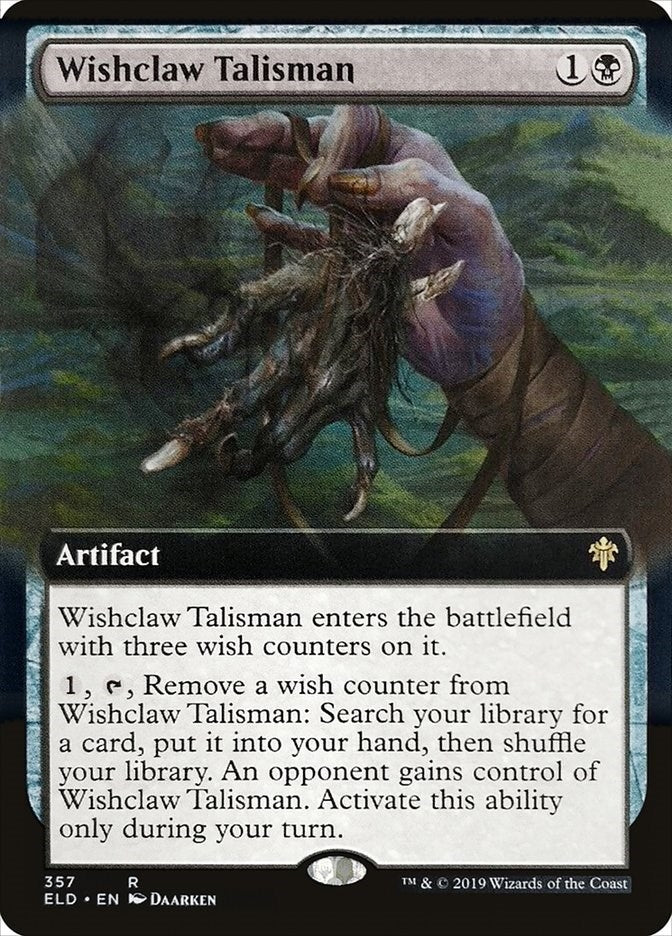 Image for Wishclaw Talisman (Extended Art) (357) [Throne of Eldraine] - Magic: The Gathering