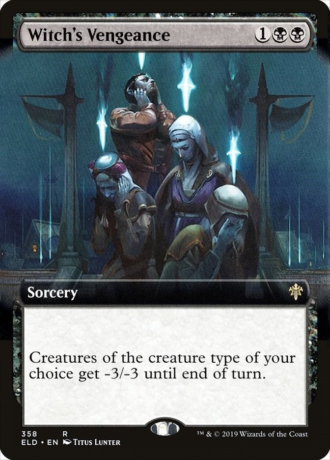 Image for Witch's Vengeance (Extended Art) (358) [Throne of Eldraine] - Magic: The Gathering