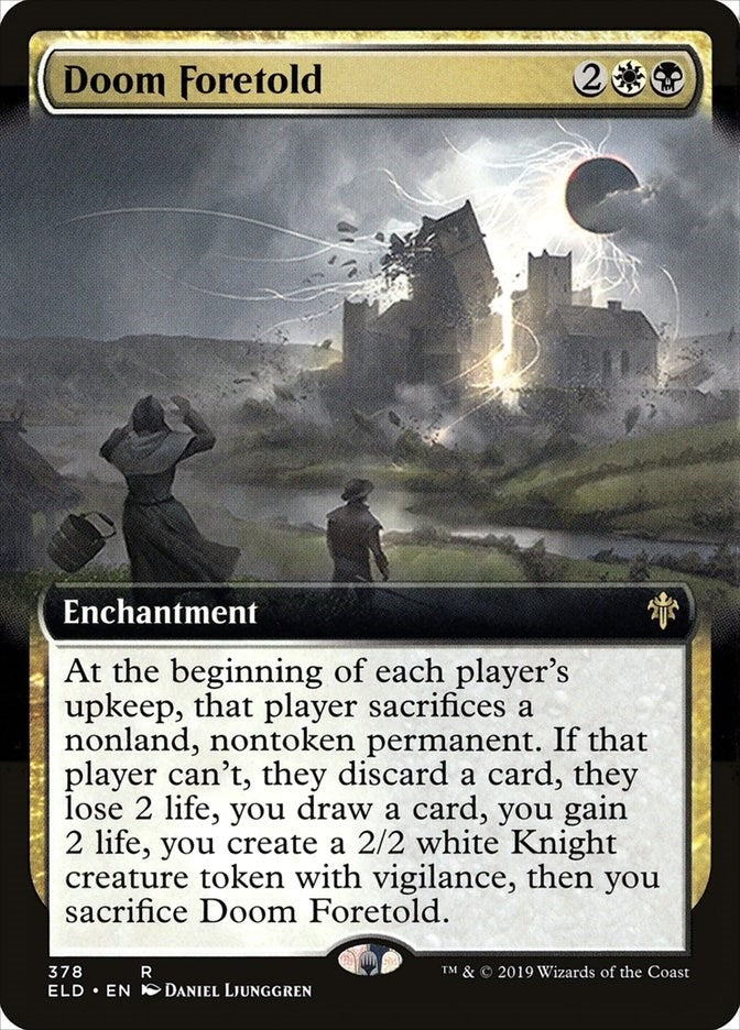 Image for Doom Foretold (Extended Art) (378) [Throne of Eldraine] - Magic: The Gathering