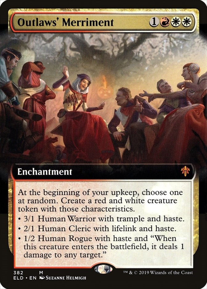 Image for Outlaws' Merriment (Extended Art) (382) [Throne of Eldraine] - Magic: The Gathering