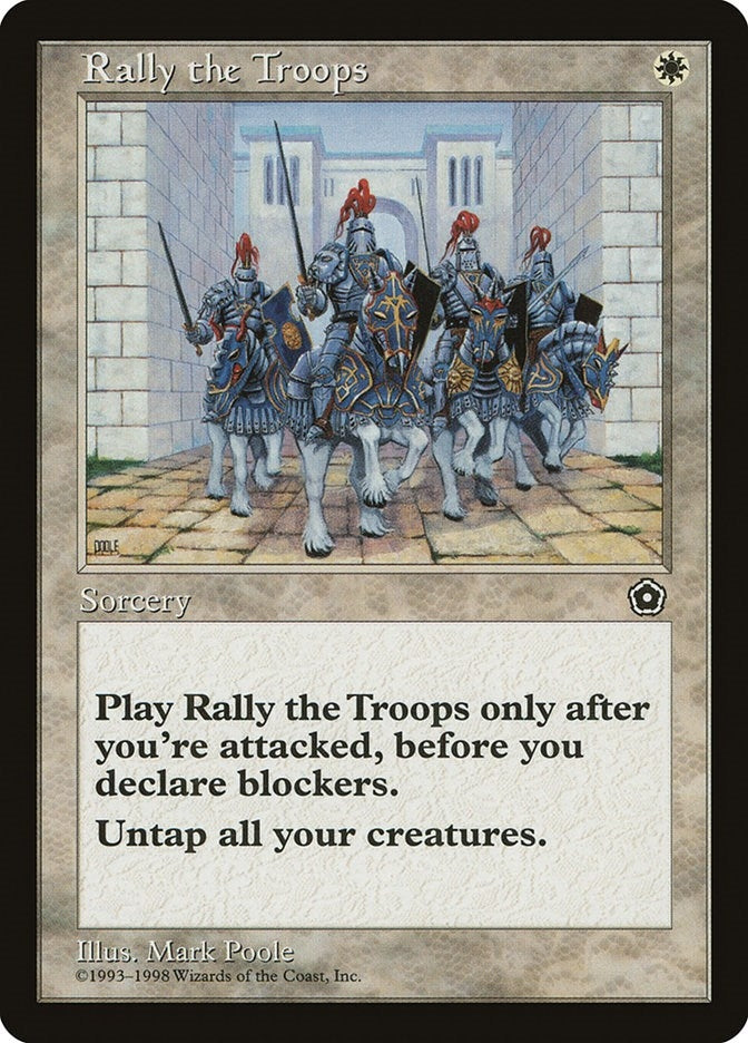 Image for Rally the Troops [Portal Second Age] - Magic: The Gathering
