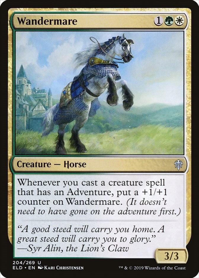 Image for Wandermare (204) [Throne of Eldraine] - Magic: The Gathering